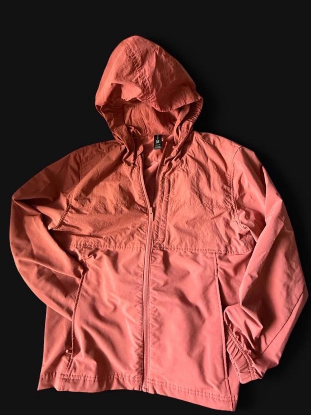 Kids Size Large 10/12 All in Motion Wind Jacket Georgia Clay/Burnt Orange